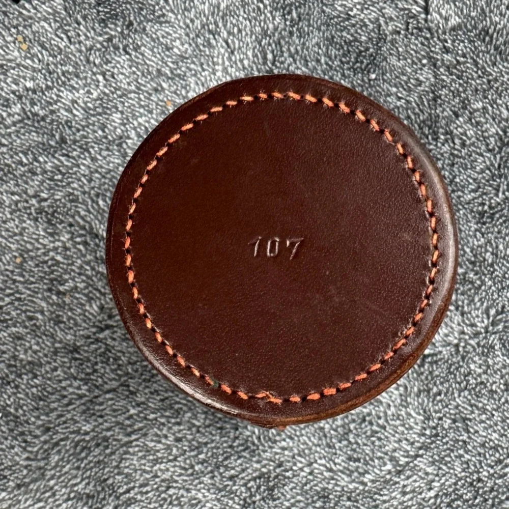 Vintage Carl‎ Zeiss Jena Tessar 50mm f2.8 Lens Germany w Leather Case